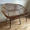 2 Seating Bamboo Chair, 1960s, Image 3