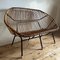 2 Seating Bamboo Chair, 1960s 2