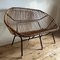 2 Seating Bamboo Chair, 1960s, Image 2