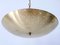 Large Mid-Century Modern Brass Pendant Lamp Star Sky, Germany, 1950s, Image 9