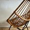 Italian Bamboo Rocking Chair, 1960s 4