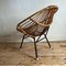 Italienischer Stuhl aus Bambus mit Metallgestell, 1960er 6