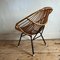 Italian Bamboo Chair with Metal Frame, 1960s 10