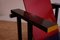 Stuhl in Rot & Blau von Gerrit Rietveld für Cassina, 1980er 11