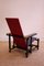 Chair in Red and Blue by Gerrit Rietveld for Cassina, 1980s 7