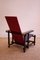 Chair in Red and Blue by Gerrit Rietveld for Cassina, 1980s, Image 7