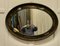 Specchio da parete ovale intagliato in lacca nera, Immagine 1