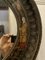 Black Lacquer Carved Chinoiserie Oval Wall Mirror, Image 4