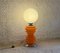 Grand Lampadaire Orange en Verre Murano, 1960s 6