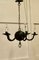 Gothic Iron and Wood Chandelier, 1920s, Image 9