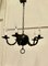 Gothic Iron and Wood Chandelier, 1920s, Image 12