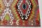 Grand Tapis Kilim Vintage en Laine, Turquie 9