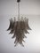 Italian Smoked Murano Glass Six-Tier Felci Chandelier, Image 1