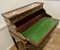 Italian Brass & Inlaid Walnut Reception Desk, 1890s 6