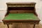 Italian Brass & Inlaid Walnut Reception Desk, 1890s, Image 7