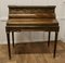 Italian Brass & Inlaid Walnut Reception Desk, 1890s 1