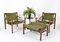 Rosewood Green Leather Sirocco Safari Chairs by Arne Norell Ab, Sweden, 1964, Set of 2 8