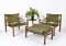 Rosewood Green Leather Sirocco Safari Chairs by Arne Norell Ab, Sweden, 1964, Set of 2, Image 8