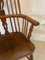 George III Yew Wood Windsor Armchair, 1800s 10