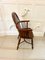 George III Yew Wood Windsor Armchair, 1800s 4