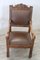 Set of Late 19th Century Carved Walnut Throne Chairs, Image 13