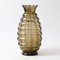 Art Deco Optic Glass Vase from Doyen, 1930s, Image 3