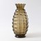 Art Deco Optic Glass Vase from Doyen, 1930s, Image 4