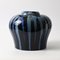 Drip Glazed Cobalt Ceramic Vase from Mons, 1920s 6