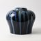 Drip Glazed Cobalt Ceramic Vase from Mons, 1920s, Image 6