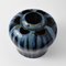 Drip Glazed Cobalt Ceramic Vase from Mons, 1920s 3