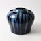 Drip Glazed Cobalt Ceramic Vase from Mons, 1920s 2