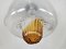 Lampada a sospensione con 3 punti luce in stile Mazzega, Italia, anni '70, Immagine 7