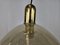 Large Ceiling Light in Glass and Brass, 1970s, Image 6