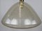Large Ceiling Light in Glass and Brass, 1970s 3