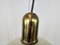 Large Ceiling Light in Glass and Brass, 1970s, Image 7