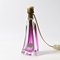 Mid-Century Purple Glass Table Lamp from Val Saint Lambert, 1950s, Image 4