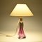 Lampe de Bureau Mid-Century en Verre Violet de Val Saint Lambert, 1950s 7