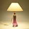 Mid-Century Purple Glass Table Lamp from Val Saint Lambert, 1950s, Image 7