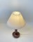 Scandinavian Modern Table Lamp in Turned Rosewood from Lyfa, 1960s 3