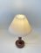 Scandinavian Modern Table Lamp in Turned Rosewood from Lyfa, 1960s, Image 3