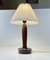 Scandinavian Modern Table Lamp in Turned Rosewood from Lyfa, 1960s, Image 2