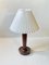 Scandinavian Modern Table Lamp in Turned Rosewood from Lyfa, 1960s, Image 5