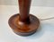 Scandinavian Modern Table Lamp in Turned Rosewood from Lyfa, 1960s, Image 6