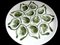 Large Vintage French Majolica Oyster Plate, 1950s 4