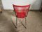 Vintage Red Chrome Children's Folding Armchair, 1950s 9