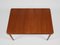 Mid-Century Danish Extendable Dining Table in Teak with Rounded Corners and Butterfly Extension attributed to Johannes Andersen, 1960s 7