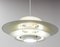 Danish Tole Ceiling Pendant Lustre by Tue Poulsen for Louis Poulsen, 1970s 6