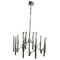 Mid-Century Silver-Plated Chandelier by Gaetano Sciolari for Lightolier, Italy, 1960s, Image 1
