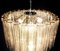 Lámpara de araña de tubos de cristal de Murano ahumado, años 90, Imagen 3