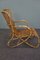 Fauteuil en Rotin avec Dossier Haut, Pays-Bas, 1950s 3